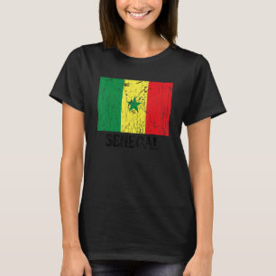 Camiseta Bandera senegalesa Orgullo Senegal Bandera Senegal
