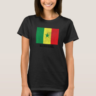 Camiseta Bandera senegalesa Orgullo Senegal Bandera Senegal