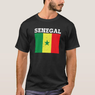 Camiseta Bandera senegalesa Orgullo Senegal Bandera Senegal