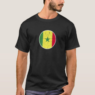 Camiseta Bandera senegalesa orgullosa de Senegal