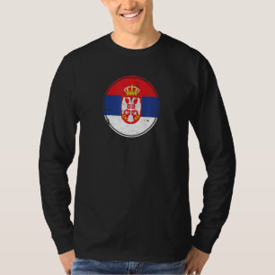 Camiseta Bandera serbia vintage de Serbia