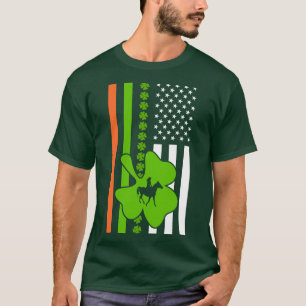 Camiseta Bandera Shamrock irlandesa