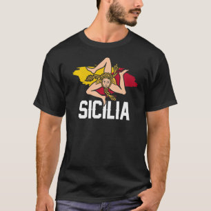 Camiseta Bandera Sicilia Sicily Palermo Italia 40