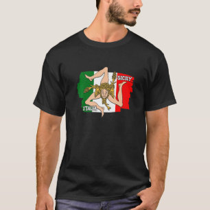 Camiseta Bandera Sicilia Sicily Palermo Italia 41