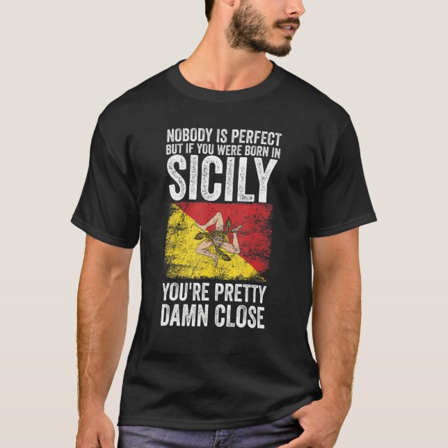 Camiseta Bandera siciliana (Anverso)