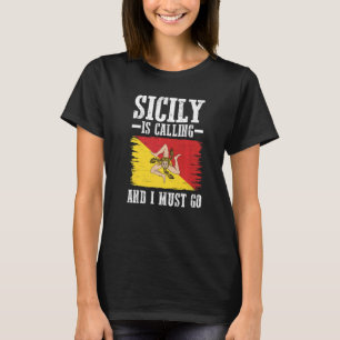 Camiseta Bandera siciliana Sicilia