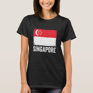 Camiseta Bandera Singapur Singapur