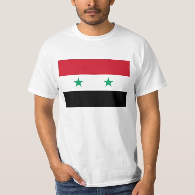 Camiseta Bandera siria (Anverso)