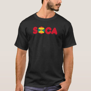 Camiseta Bandera Soca Granada Carnaval caribeño granadino