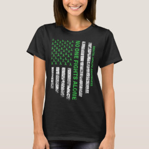 Camiseta Bandera sola concienciación sobre salud mental nad