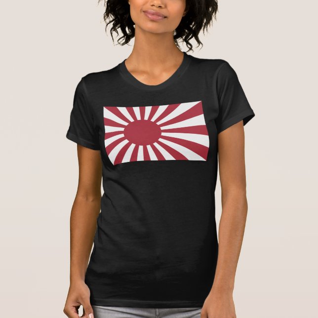 Camiseta Bandera solar imperial en ascenso de Japón, Edo a  (Anverso)
