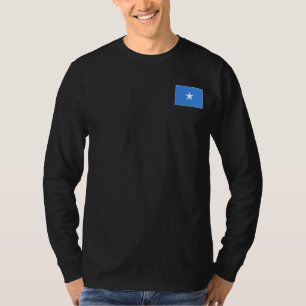 Camiseta Bandera somalí con colores nacionales vintage