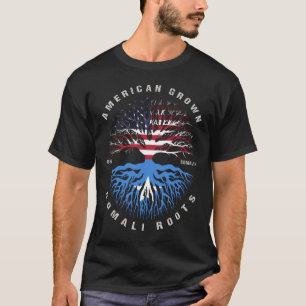 Camiseta Bandera somalí cultivada por estadounidenses en S