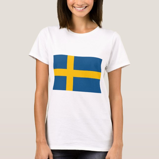 Camiseta Bandera sueca (Anverso)