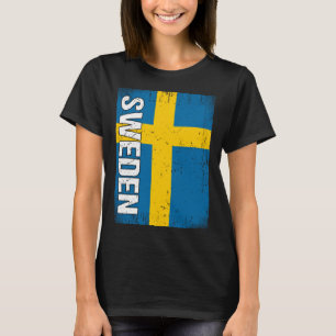 Camiseta Bandera sueca Suecia