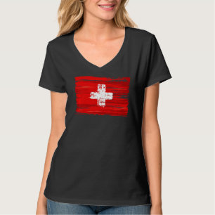 Camiseta Bandera Suiza