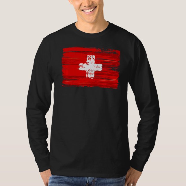 Camiseta Bandera Suiza (Anverso)
