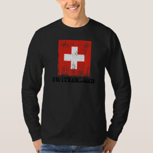 Camiseta Bandera Suiza Bandera Suiza Bandera Suiza