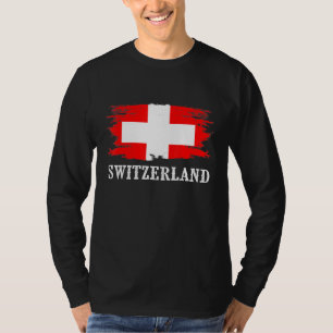 Camiseta Bandera Suiza de época que amo a Suiza