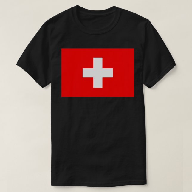 Camiseta Bandera suiza de Suiza (Diseño del anverso)