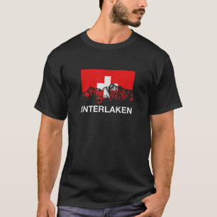 Camiseta Bandera suiza interlaken Suiza