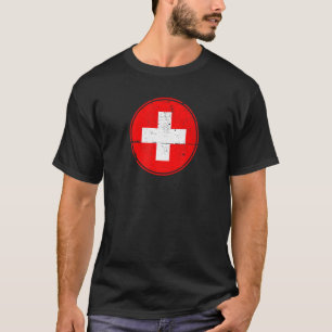 Camiseta Bandera suiza orgullosa