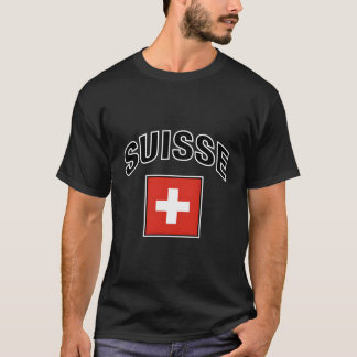 Camiseta Bandera Suiza Orgullosa En Francés