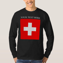 Camiseta Bandera Suiza Personalizada Schweiz Europa Suiza