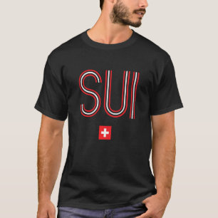 Camiseta Bandera Suiza Retro Suiza Primo suizo Conmutador d