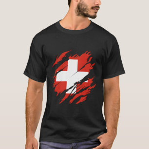 Camiseta Bandera suiza Suiza