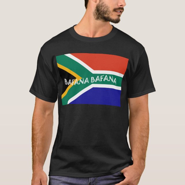 CAMISETA BANDERA SURAFRICANA DE BAFANA (Anverso)