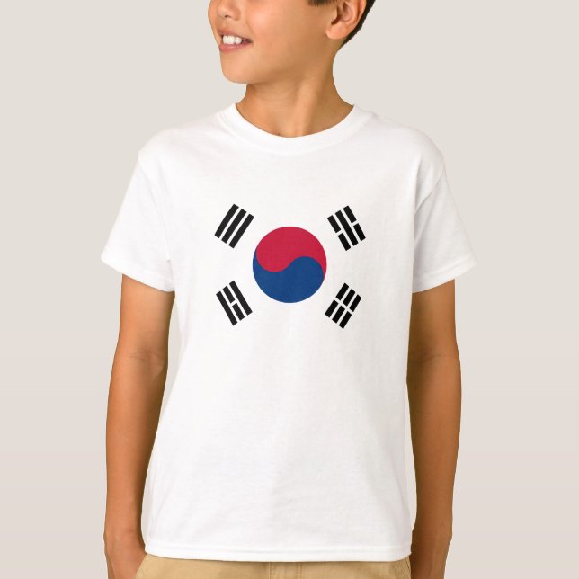 Camiseta Bandera surcoreana (Anverso)