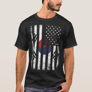 Camiseta Bandera Surcoreana Americana Corea del Sur