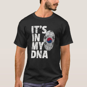 Camiseta Bandera surcoreana está en mi ADN Navidades G