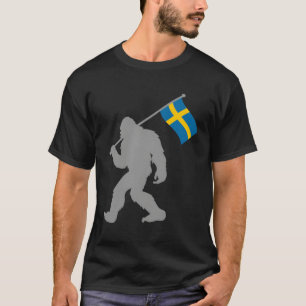 Camiseta Bandera Sverige O Sueca En Bandera De Suecia
