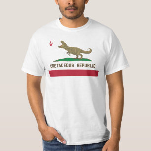 Camiseta Bandera T-rex dinosaurio de la República Cretácica