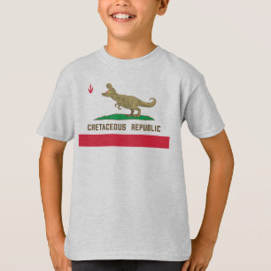 Camiseta Bandera T-rex dinosaurio de la República Cretácica