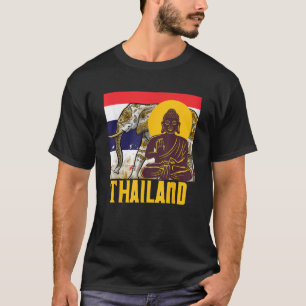Camiseta Bandera tailandesa de Asia tropical Tailandia