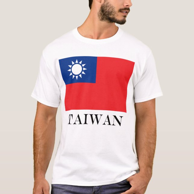 Camiseta Bandera taiwanesa (Anverso)