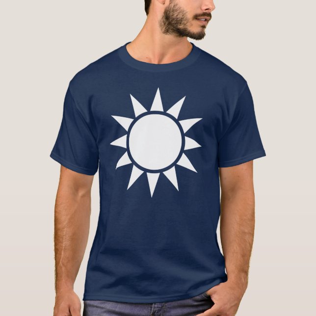 Camiseta Bandera taiwanesa "clásica" (Anverso)