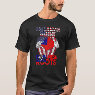 Camiseta Bandera taiwanesa orgullosa de que Estados Unidos