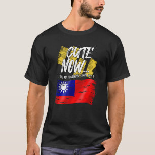Camiseta Bandera taiwanesa orgullosamente adorada hasta mis
