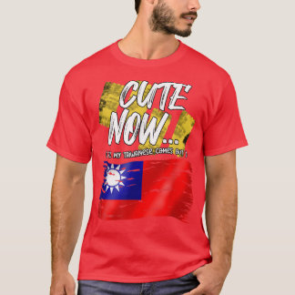 Camiseta Bandera taiwanesa orgullosamente adorada hasta mis