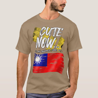Camiseta Bandera taiwanesa orgullosamente adorada hasta mis