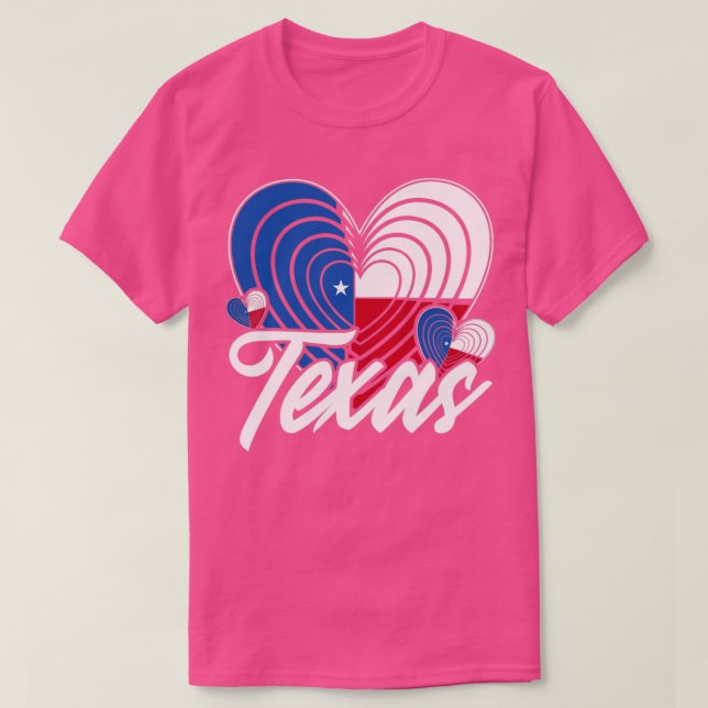 Camiseta Bandera texana ama Texas (Diseño del anverso)