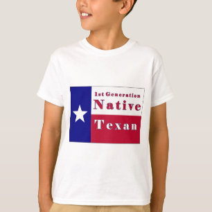 Camiseta Bandera texana nativa de primera generación