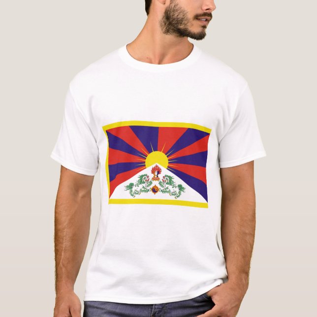 Camiseta Bandera tibetana (Anverso)
