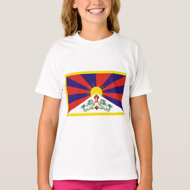 Camiseta Bandera tibetana (Anverso)