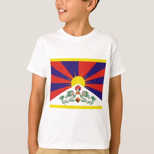 Camiseta Bandera tibetana (Anverso)