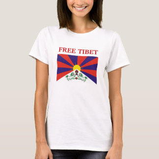 Camiseta Bandera tibetana, TÍBET LIBRE